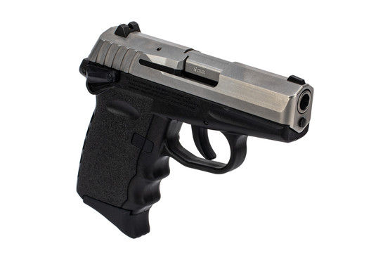 SSCY 9mm CPX-1 sub-compact pistol with stainless frame and ambi controls